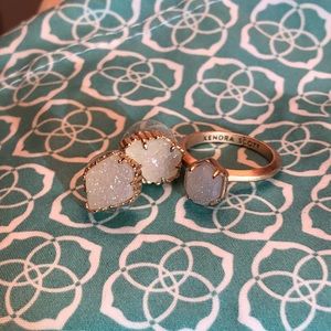 Kendra Scott ring and Tessa earrings